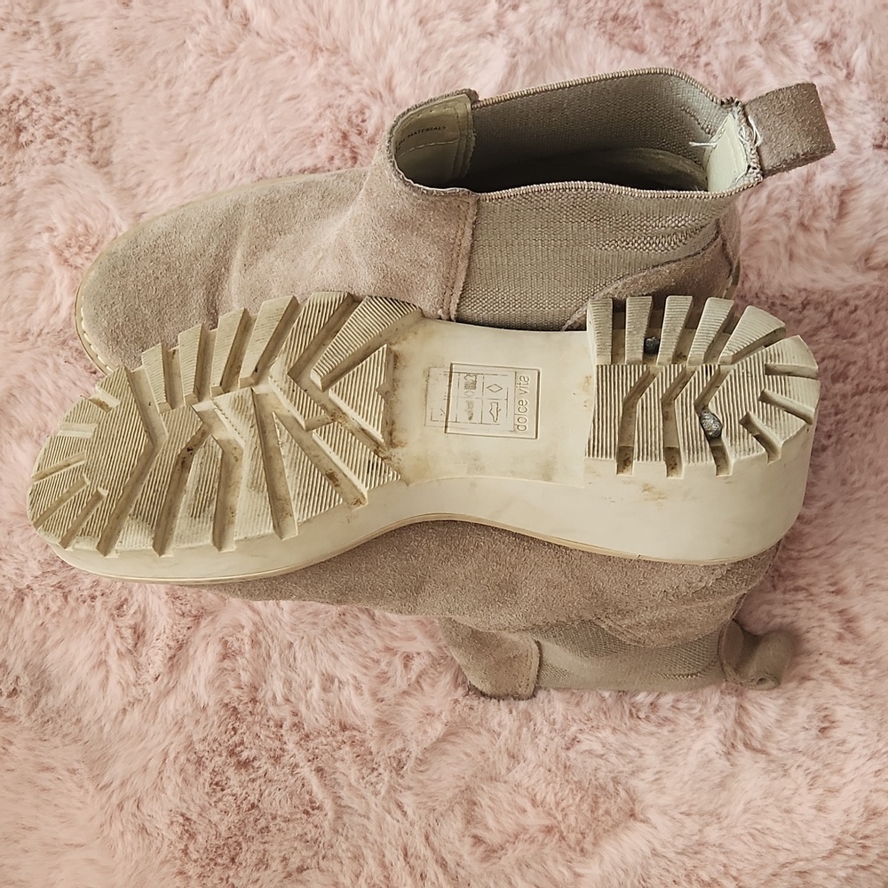 Dolce Vita Taupe Ankle Booties - Picture 4 of 4